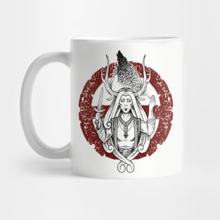 Viking wolf shaman Mug